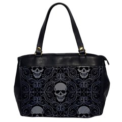 Dark Horror Skulls Pattern Office Handbags by BangZart