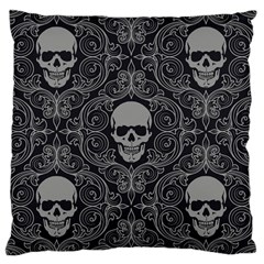 Dark Horror Skulls Pattern Large Cushion Case (one Side)