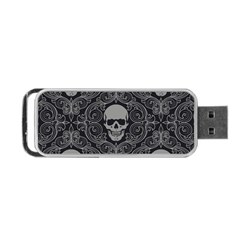 Dark Horror Skulls Pattern Portable Usb Flash (one Side) by BangZart