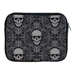 Dark Horror Skulls Pattern Apple Ipad 2/3/4 Zipper Cases by BangZart