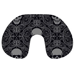 Dark Horror Skulls Pattern Travel Neck Pillows by BangZart