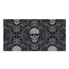 Dark Horror Skulls Pattern Satin Shawl by BangZart