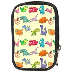 Group Of Funny Dinosaurs Graphic Compact Camera Cases by BangZart