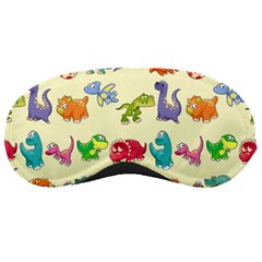 Group Of Funny Dinosaurs Graphic Sleeping Masks by BangZart