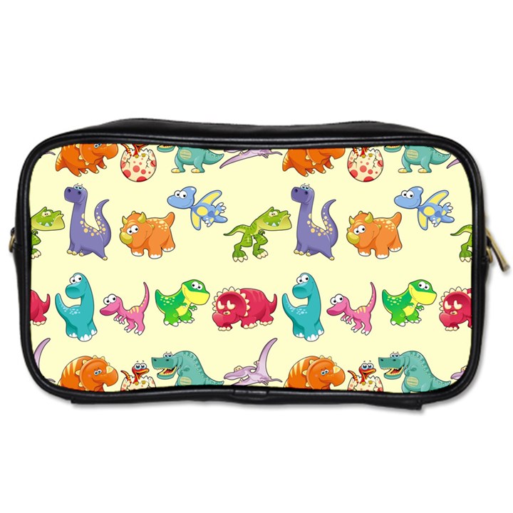 Group Of Funny Dinosaurs Graphic Toiletries Bags 2-Side