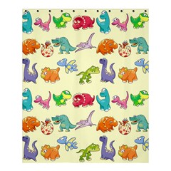 Group Of Funny Dinosaurs Graphic Shower Curtain 60  X 72  (medium)  by BangZart