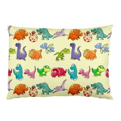 Group Of Funny Dinosaurs Graphic Pillow Case (two Sides) by BangZart