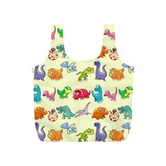 Group Of Funny Dinosaurs Graphic Full Print Recycle Bags (s)  by BangZart