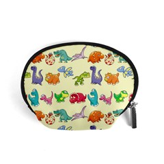 Group Of Funny Dinosaurs Graphic Accessory Pouches (small)  by BangZart