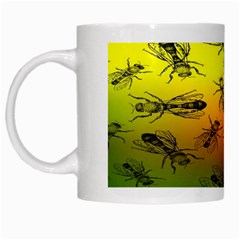 Insect Pattern White Mugs by BangZart