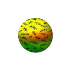 Insect Pattern Golf Ball Marker (4 Pack) by BangZart