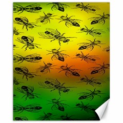 Insect Pattern Canvas 16  X 20   by BangZart