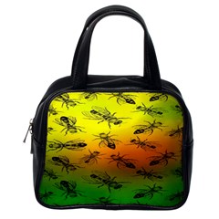 Insect Pattern Classic Handbags (one Side) by BangZart