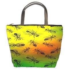 Insect Pattern Bucket Bags by BangZart