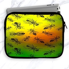 Insect Pattern Apple Ipad 2/3/4 Zipper Cases by BangZart