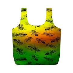 Insect Pattern Full Print Recycle Bags (m)  by BangZart