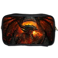 Dragon Legend Art Fire Digital Fantasy Toiletries Bags