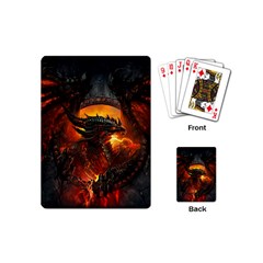 Dragon Legend Art Fire Digital Fantasy Playing Cards (mini)  by BangZart