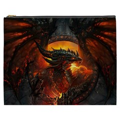 Dragon Legend Art Fire Digital Fantasy Cosmetic Bag (xxxl) 