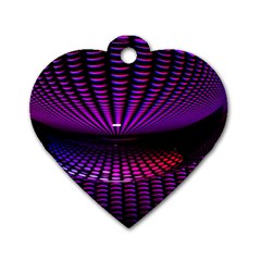 Glass Ball Texture Abstract Dog Tag Heart (two Sides) by BangZart