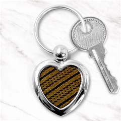 Traditional Art Indonesian Batik Key Chains (heart)  by BangZart