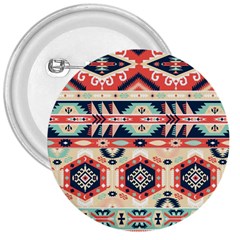 Aztec Pattern 3  Buttons by BangZart