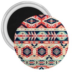 Aztec Pattern 3  Magnets by BangZart