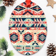 Aztec Pattern Ornament (oval) by BangZart