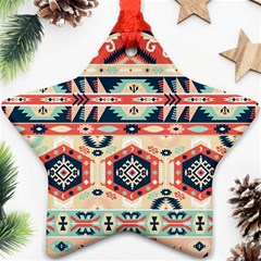 Aztec Pattern Ornament (star) by BangZart