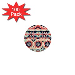 Aztec Pattern 1  Mini Buttons (100 Pack)  by BangZart