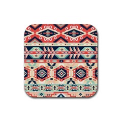 Aztec Pattern Rubber Coaster (square)  by BangZart