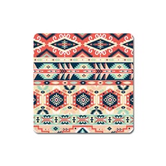 Aztec Pattern Square Magnet by BangZart