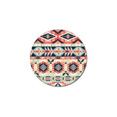 Aztec Pattern Golf Ball Marker (4 Pack) by BangZart