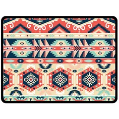 Aztec Pattern Fleece Blanket (large)  by BangZart