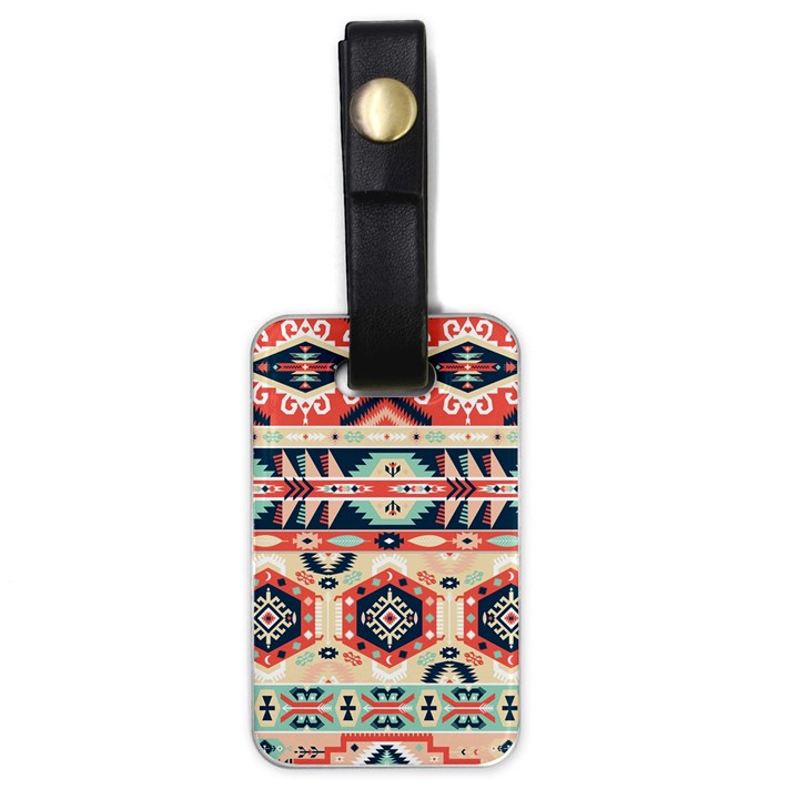 Aztec Pattern Luggage Tags (One Side) 