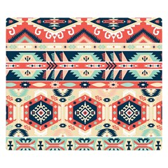 Aztec Pattern Double Sided Flano Blanket (small) 