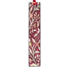 Crewel Fabric Tree Of Life Maroon Large Book Marks by BangZart