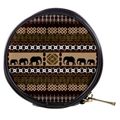 Elephant African Vector Pattern Mini Makeup Bags by BangZart