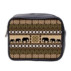 Elephant African Vector Pattern Mini Toiletries Bag 2-side by BangZart