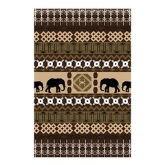 Elephant African Vector Pattern Shower Curtain 48  X 72  (small)  by BangZart