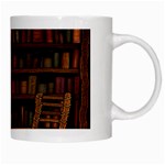 Books Library White Mugs Right