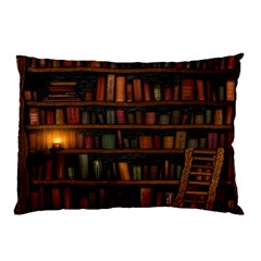 Books Library Pillow Case by BangZart