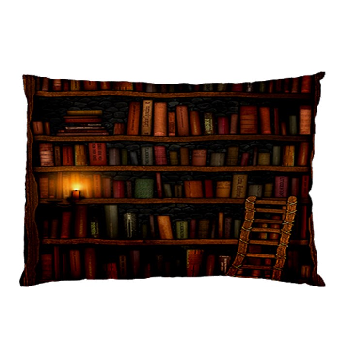 Books Library Pillow Case