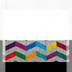 Charming Chevrons Quilt Rectangular Jigsaw Puzzl by BangZart