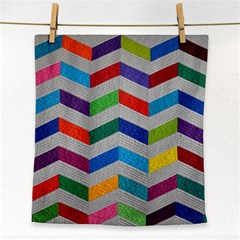 Charming Chevrons Quilt Face Towel by BangZart