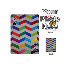 Charming Chevrons Quilt Playing Cards 54 (mini)  by BangZart