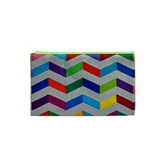 Charming Chevrons Quilt Cosmetic Bag (xs) by BangZart