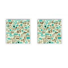 Telegramme Cufflinks (square) by BangZart