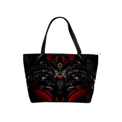 Black Dragon Grunge Shoulder Handbags by BangZart