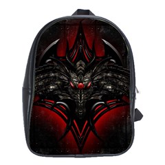 Black Dragon Grunge School Bags(large)  by BangZart